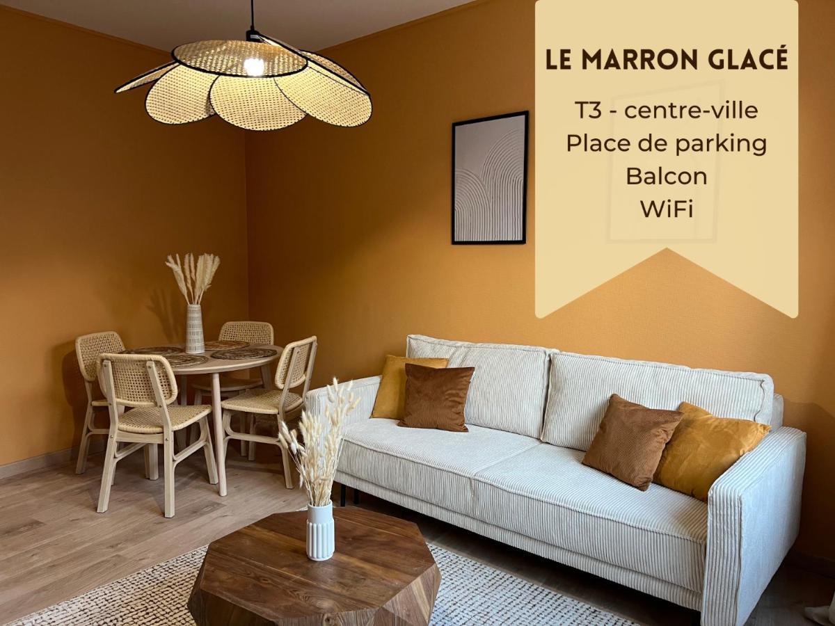 Le Marron Glace - T3 + Parking 몽뤼꽁 외부 사진